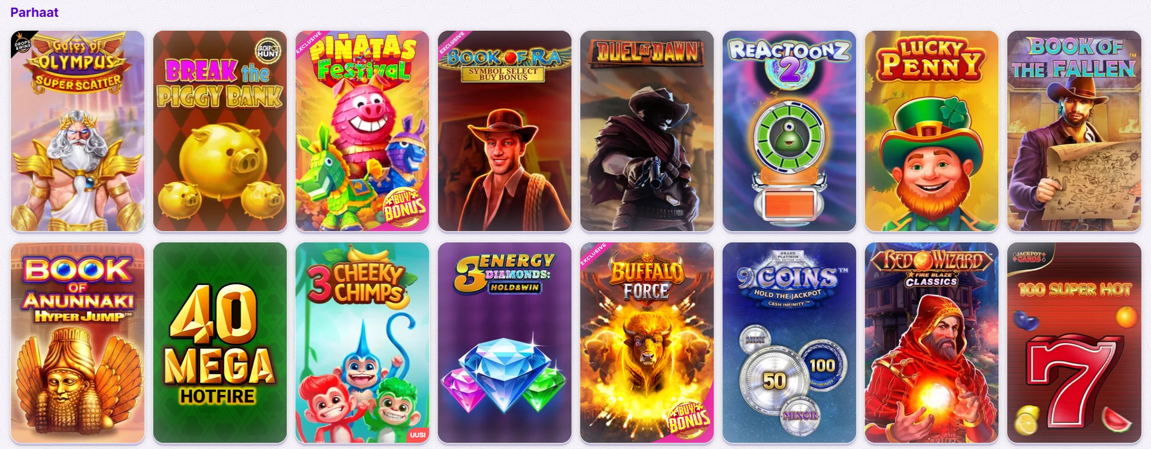 Robocat Casino Kolikkopelit